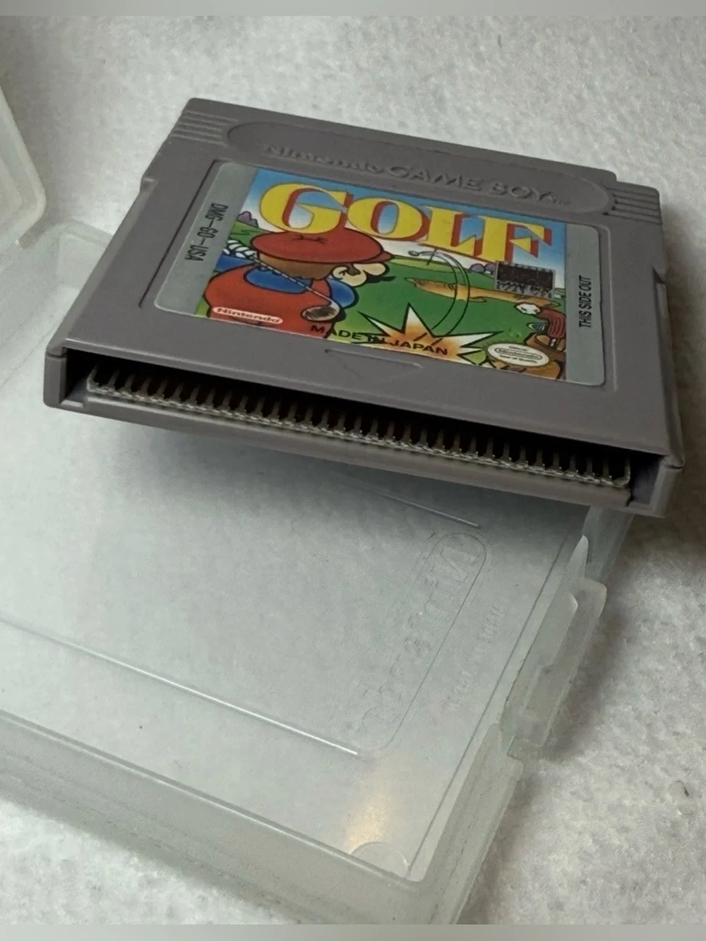 Retro Nintendo Game Boy Golf Authentic Game In Case - Tested - Picture 4 of 4